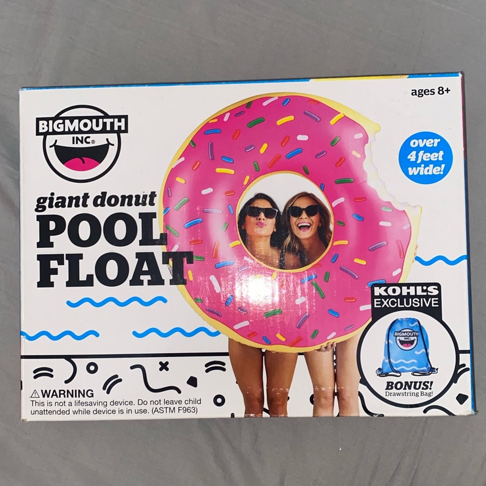 Giant Donut Pool Float